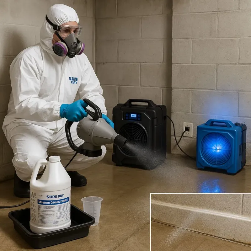 Sanitization and Odor Removal process in Roseland, NJ